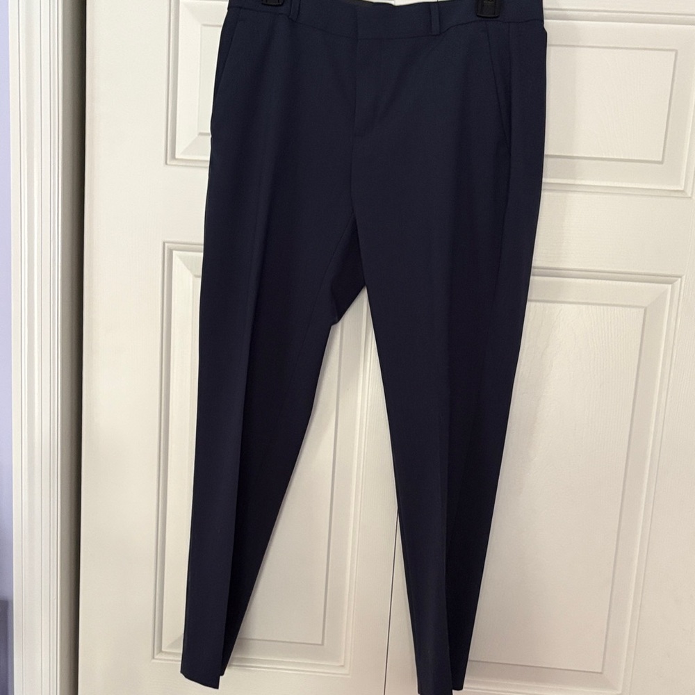 Banana Republic Womens Dark Blue Dress Pants